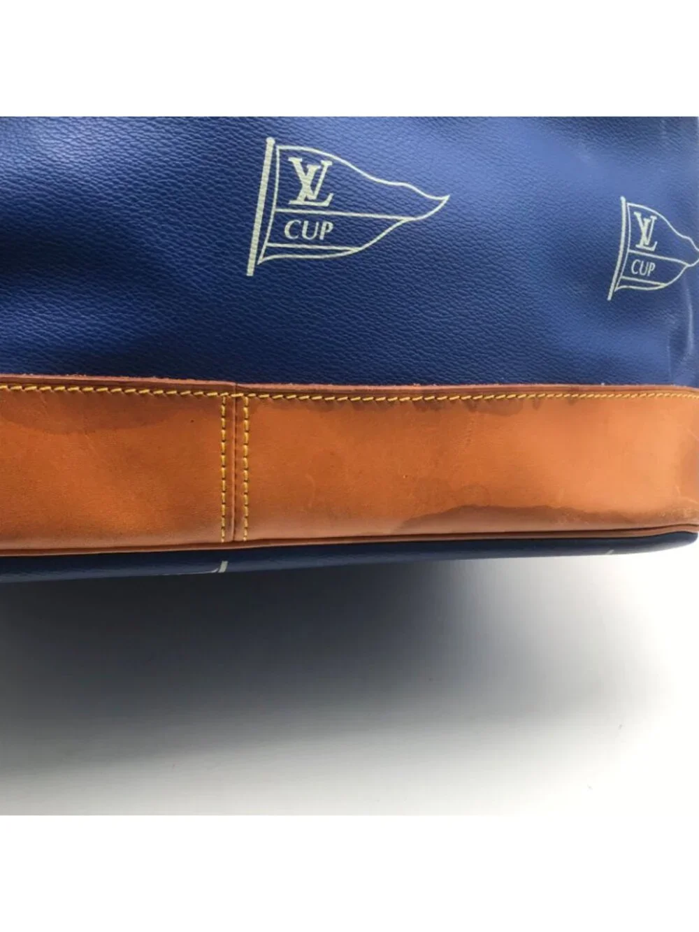 Louis Vuitton Cup Sac Marine Bandouliere Shoulder Bag Blue